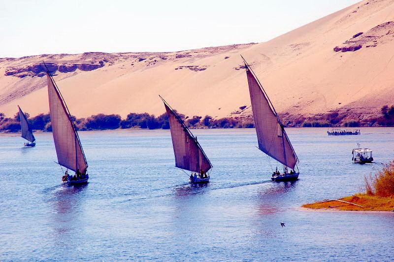 88-埃及-尼羅河的風帆船(亞斯文)
