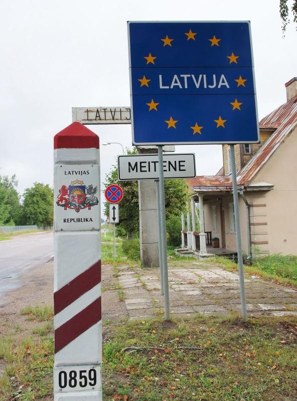 3934-拉脫維亞與立陶宛邊境