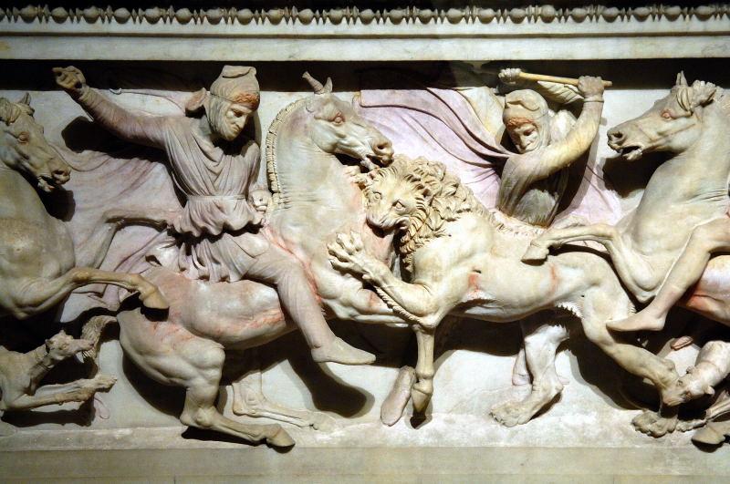 612-伊斯坦堡-考古博物館-亞歷山大大帝石棺