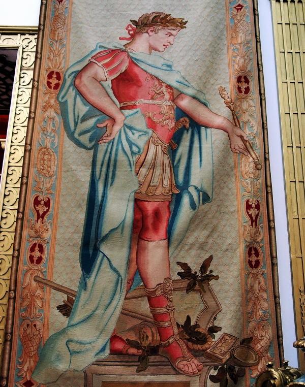 2593-佩雷斯城堡-內廳裝飾-絲質壁毯畫.JPG