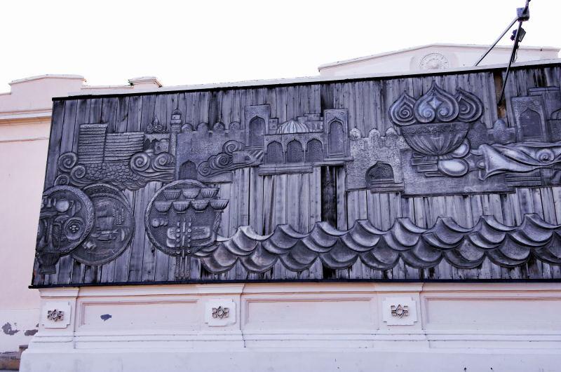 7162-巴庫-舊城區-牆壁裝飾.JPG
