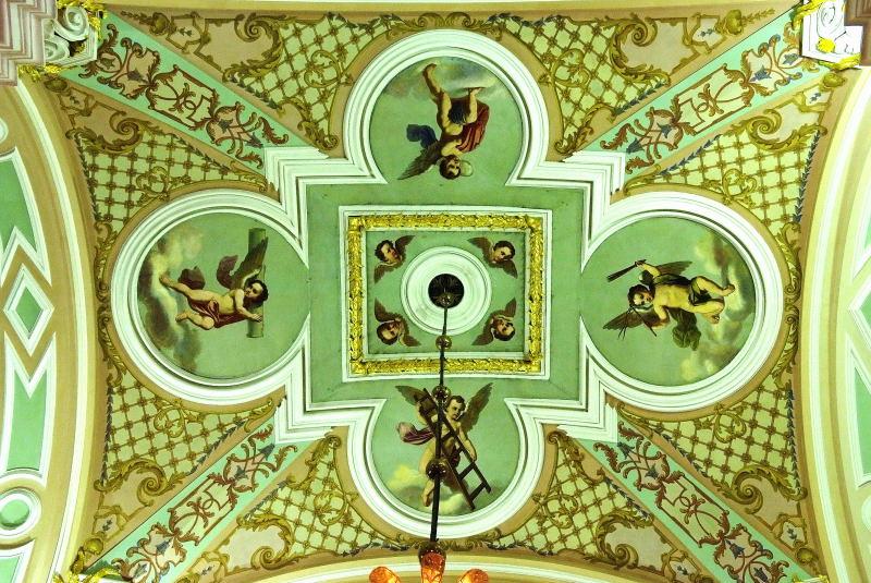1438-彼得堡要塞-聖保羅教堂-天花板畫.JPG