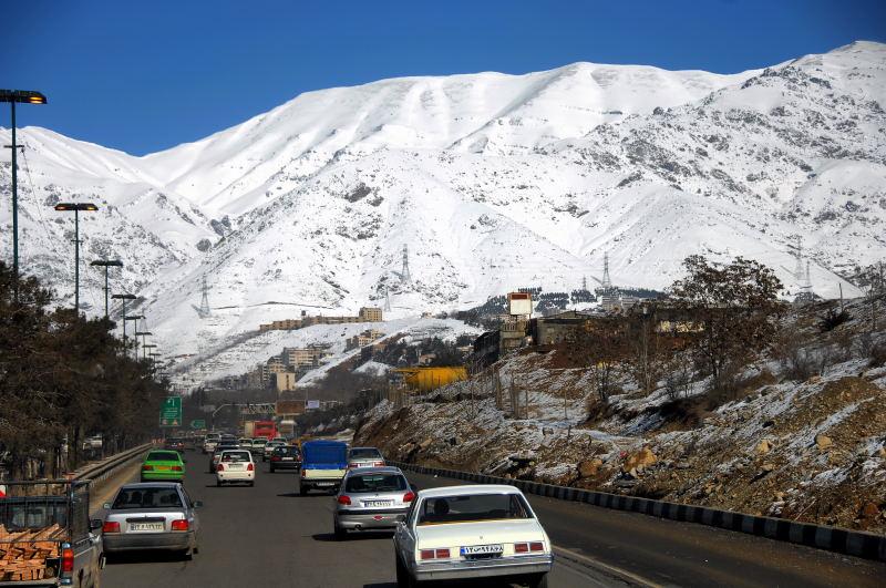 7465-車拍-德黑蘭-雪景
