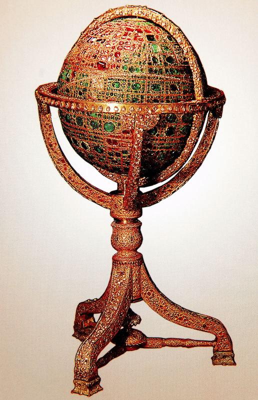 7860-伊朗-珠寶博物館-黃金地球儀.JPG