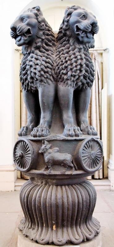 1181-印度博物館-佛教古文物-阿育王柱