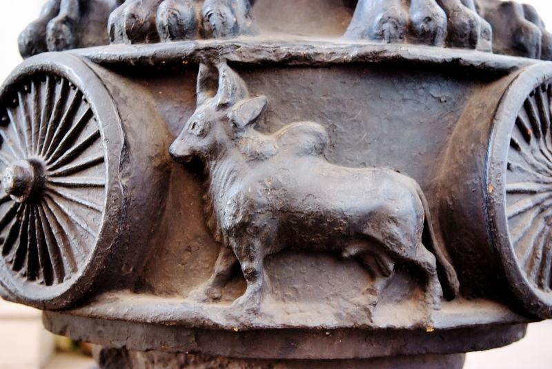 1184-印度博物館-佛教古文物-阿育王柱