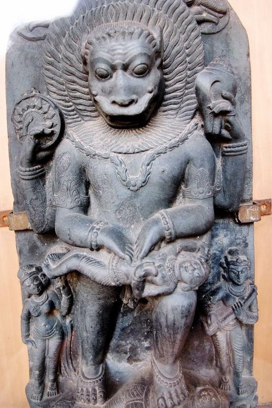 1273-印度博物館-印度教古文物-猴神-哈努曼