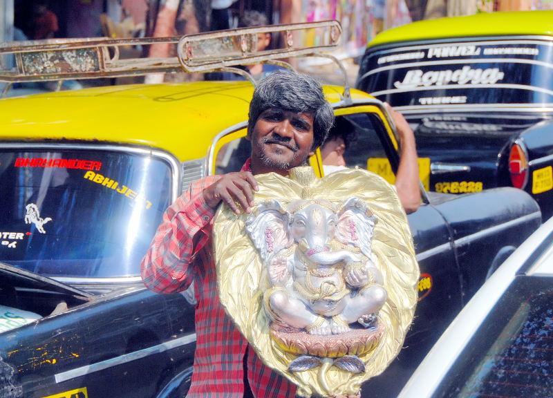 1045-孟買-塞車的攤販