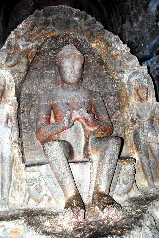1906-愛羅拉石窟-佛教區-5號洞窟