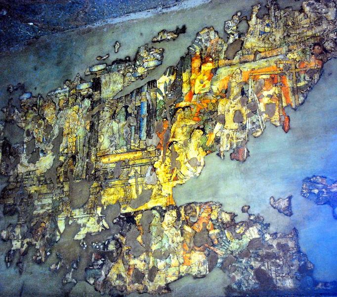2903-阿姜塔石窟-1號洞窟壁畫(5世紀).JPG