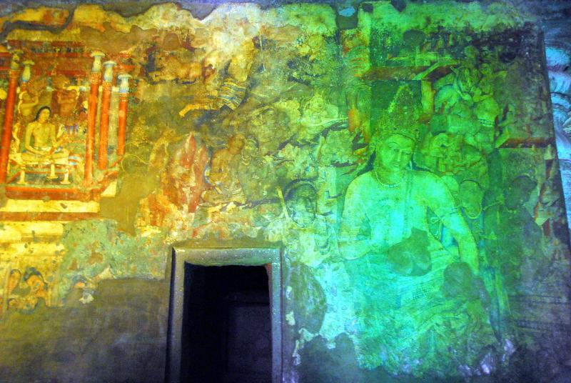 2905-阿姜塔石窟-1號洞窟壁畫(5世紀).JPG