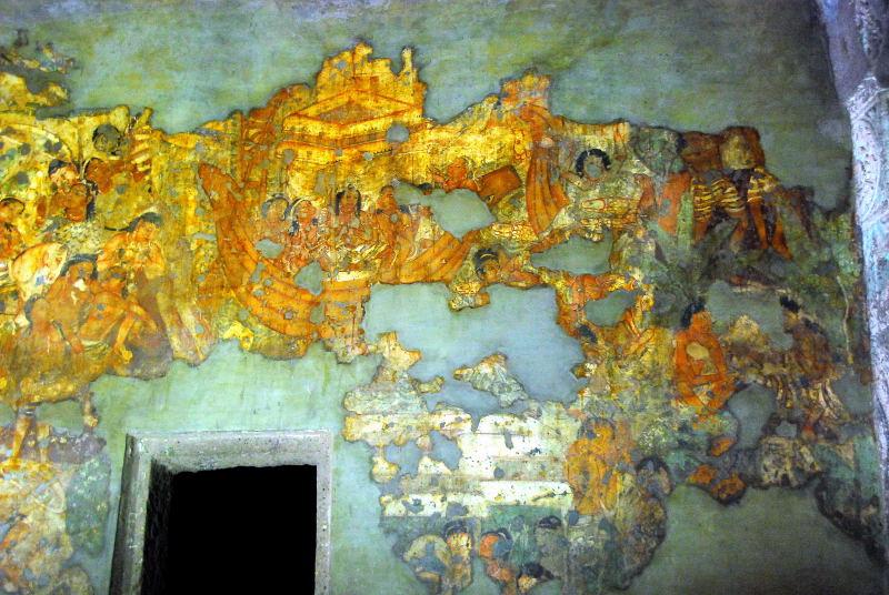2907-阿姜塔石窟-1號洞窟壁畫(5世紀).JPG
