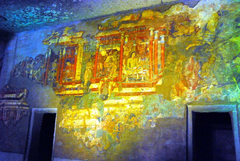 2909-阿姜塔石窟-1號洞窟壁畫(5世紀).JPG