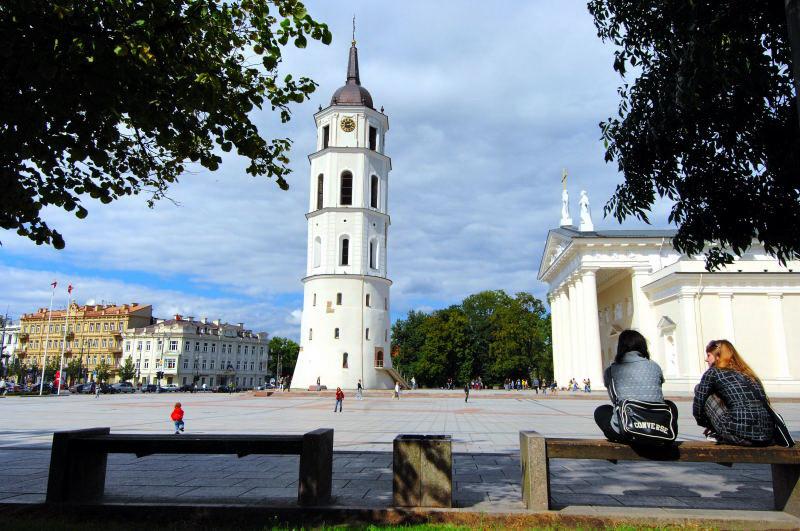 34-立陶宛-維爾紐斯-教堂廣場-鐘樓