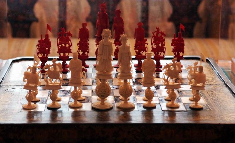 1184-凱薩琳宮-象牙與珊瑚製西洋棋.JPG