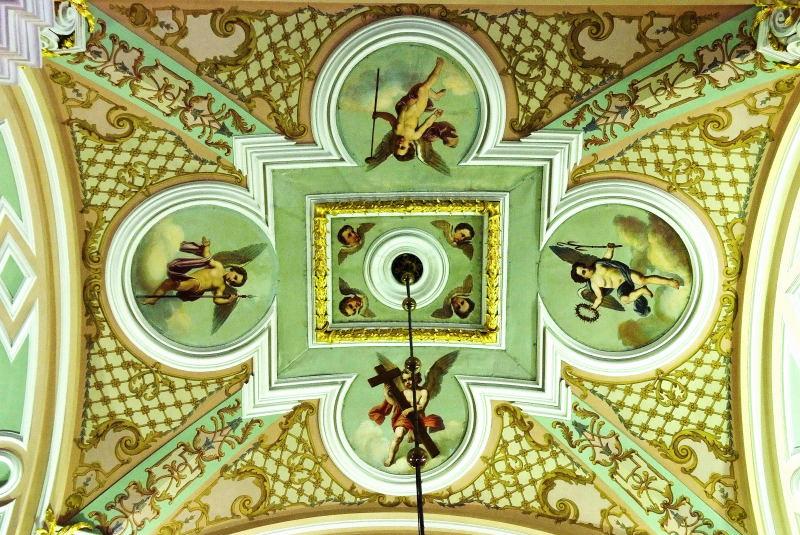 1436-彼得堡要塞-聖保羅教堂-天花板畫.JPG