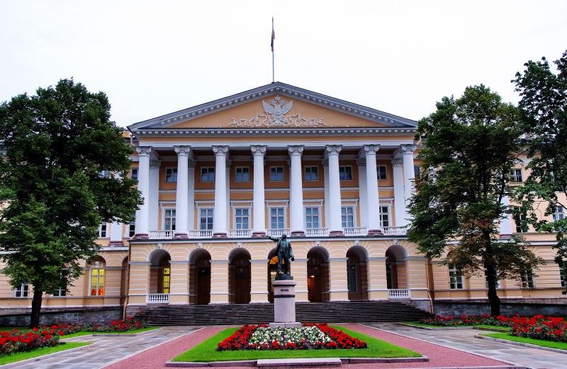 1808-聖彼得堡-斯莫爾尼宮學院-列寧銅像.JPG