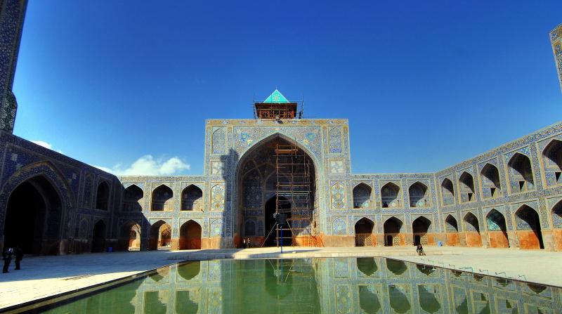 4914-伊斯法罕-伊瑪目清真寺-中庭水池.JPG