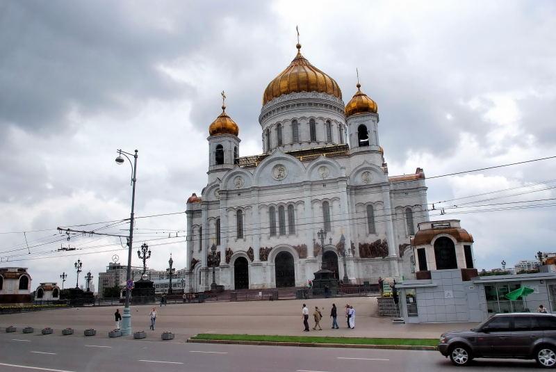 7232-車拍-莫斯科街景-救世主基督大教堂.JPG