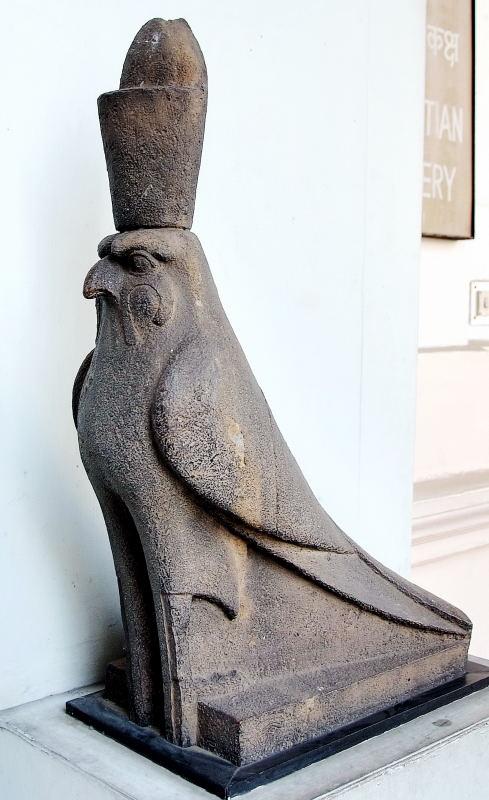 1174-印度博物館-埃及古文物-鷹神-荷魯斯.JPG