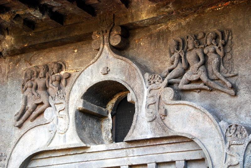 1824-愛羅拉石窟-佛教區-10號洞窟-飛天女神