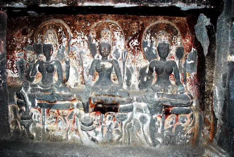 1894-愛羅拉石窟-佛教區-12號洞窟