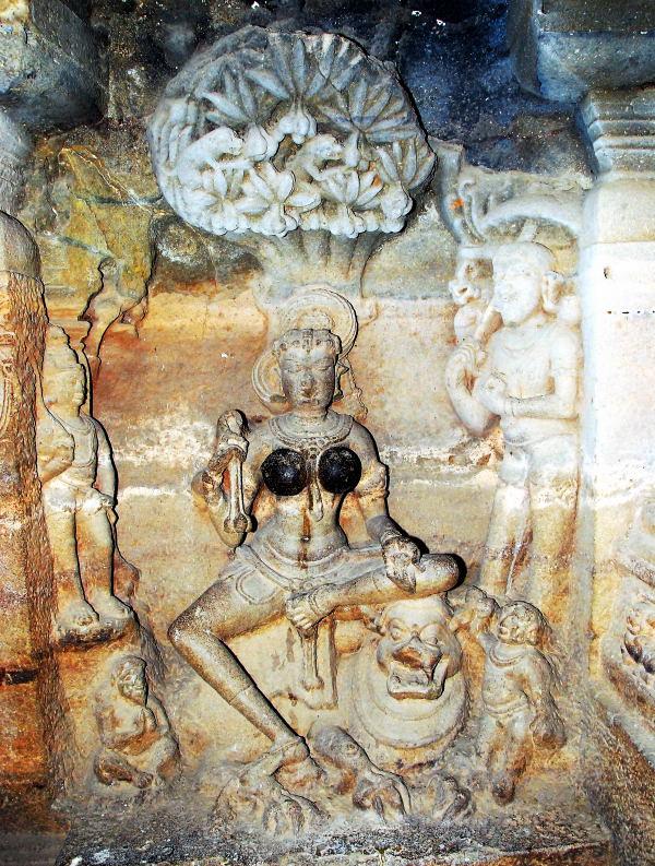 2053-愛羅拉石窟-32洞-耆那教-生育女神
