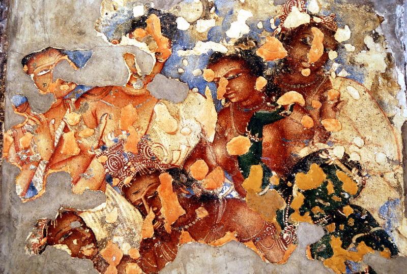2948-阿姜塔石窟-2號洞窟壁畫(5世紀).JPG