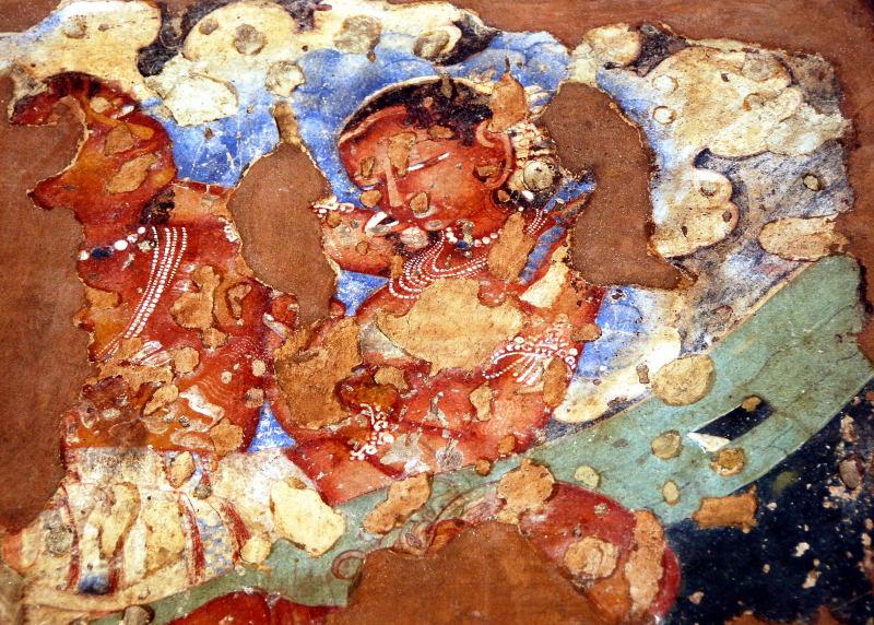 2949-阿姜塔石窟-2號洞窟壁畫(5世紀).JPG
