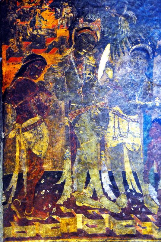 3078-阿姜塔石窟-17號洞窟彩繪壁畫.JPG