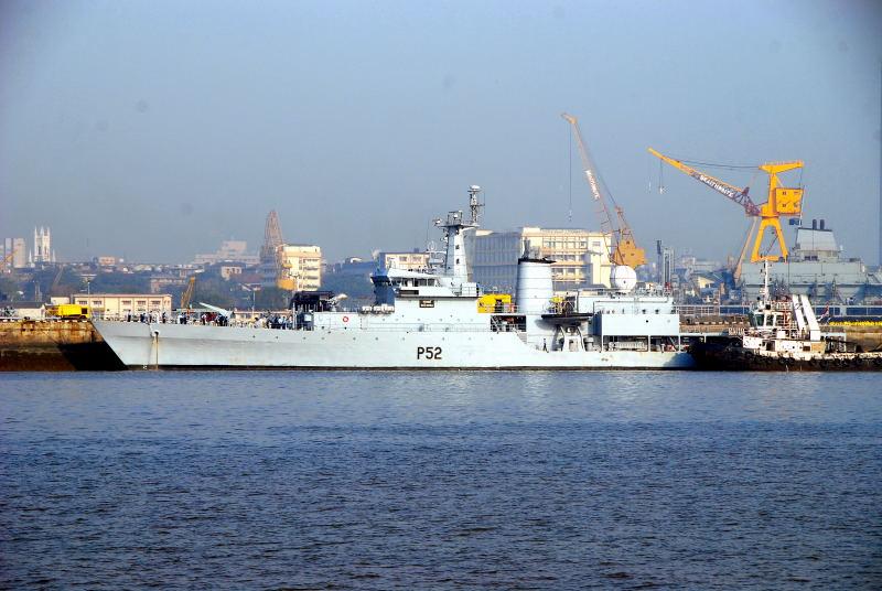 3701-孟買海域-印度軍艦
