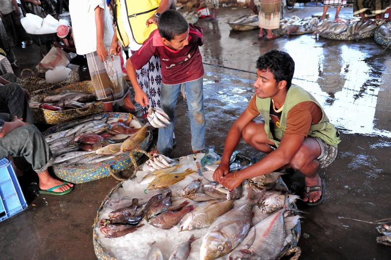 2610-何台達港區-魚市場的魚販