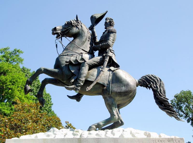 6804-白宮-華盛頓騎馬銅像.JPG